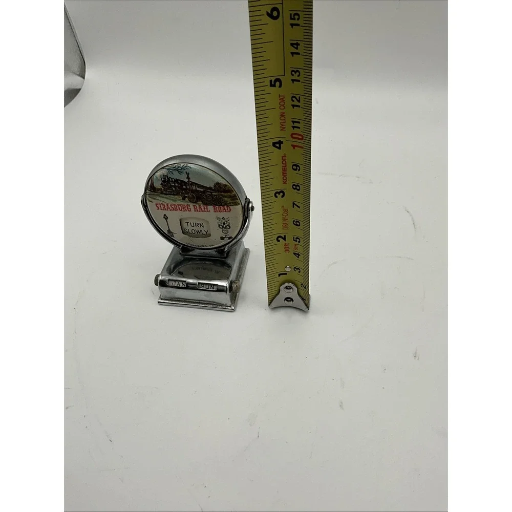 vintage Strasburg Rail Road souvenir perpetual desk calendar